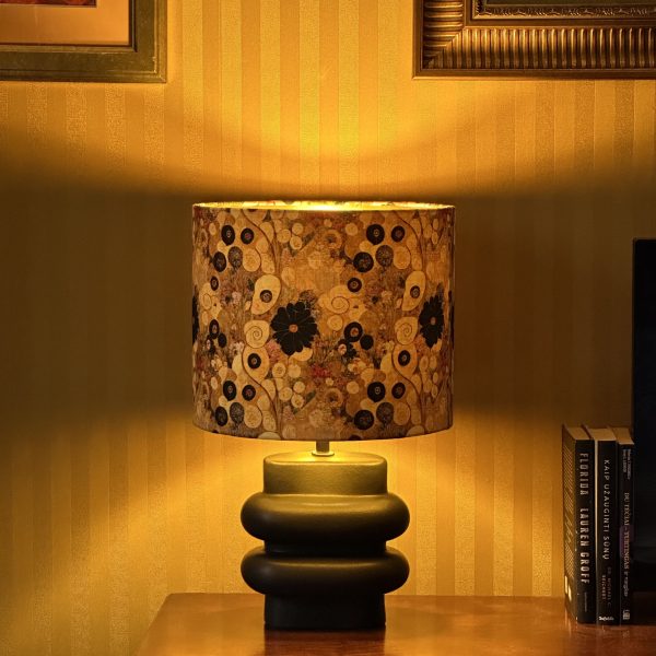 KLIMTESQUE Flowers & Swirls lamp JUDY