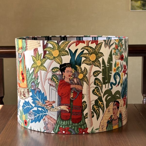 FRIDA’S GARDEN TEA double sided lampshade