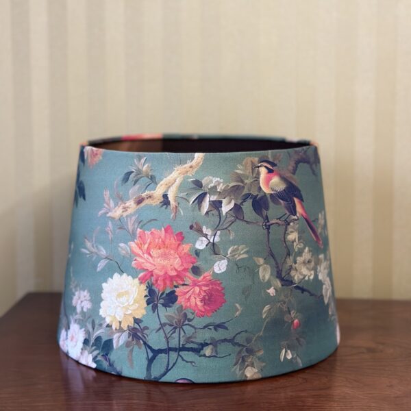 VICTORIAN BIRDS Brushed Copper Empire Lampshade