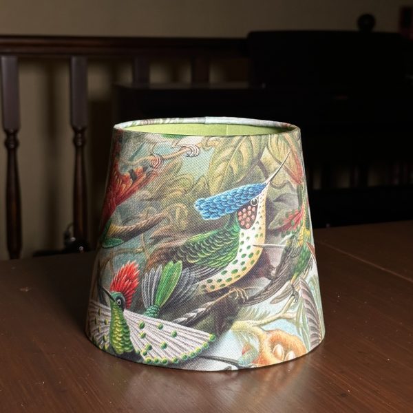 VINTAGE HUMMINGBIRDS double sided lampshade