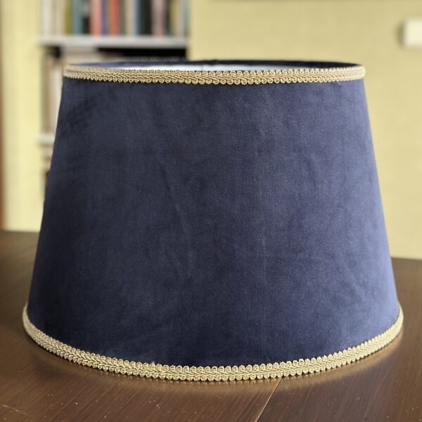 DEEP BLUE VELVET Empire Lampshade