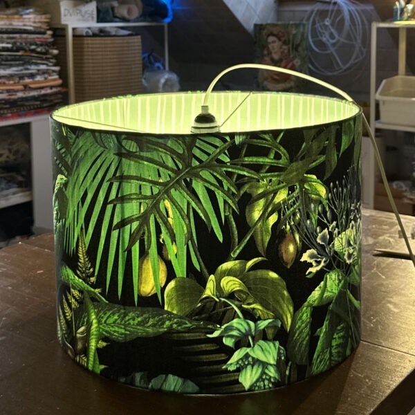 Emerald Forest Glow Double-Sided Lampshade