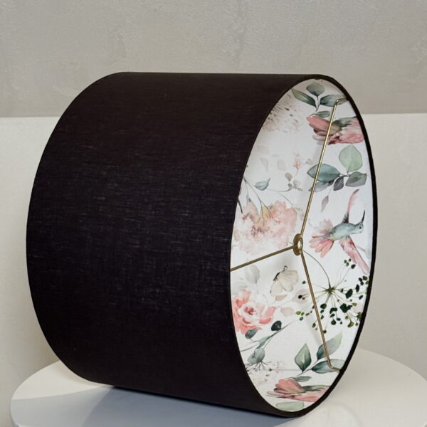 Hummingbird Floral Elegance Double-Sided Lampshade