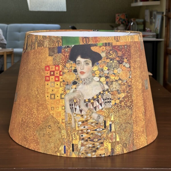 Gustav Klimt Golden Lady Lampshade Design