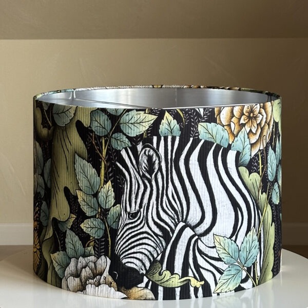 Wild Safari Jungle Lampshade – Silver Lined