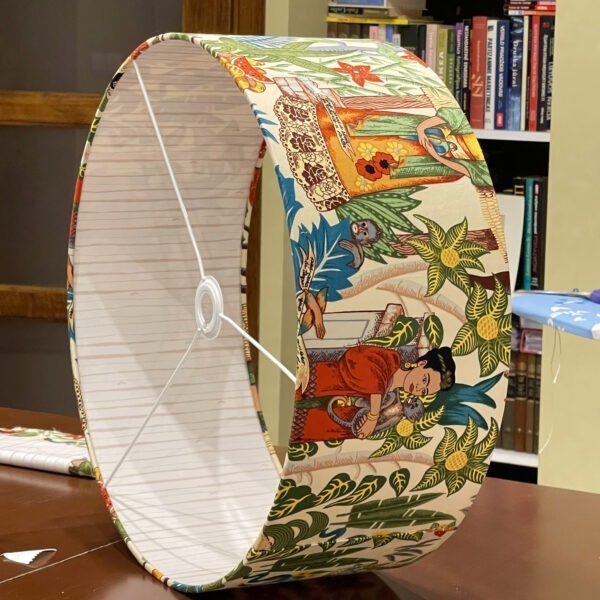 Frida’s Garden Tea Double-Sided Tropical Lampshade