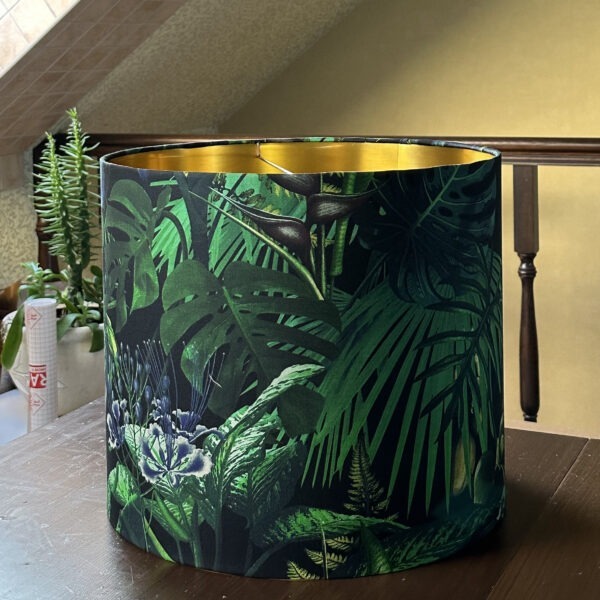 Luxurious Tropical Midnight Glow Lampshade