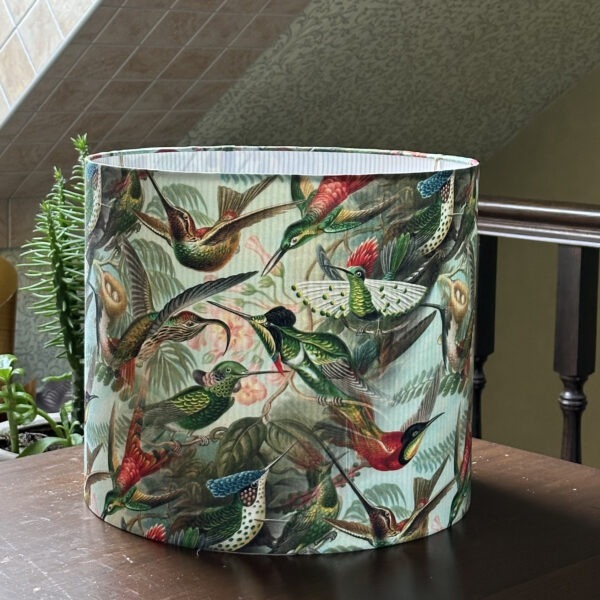 Hummingbird Haven Tropical Jungle Lampshade