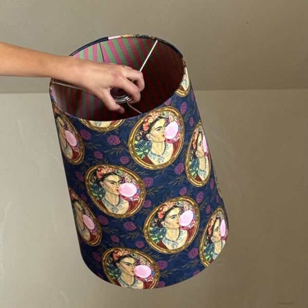 Frida Kahlo Bubblegum Double Sided Tapered Lampshade