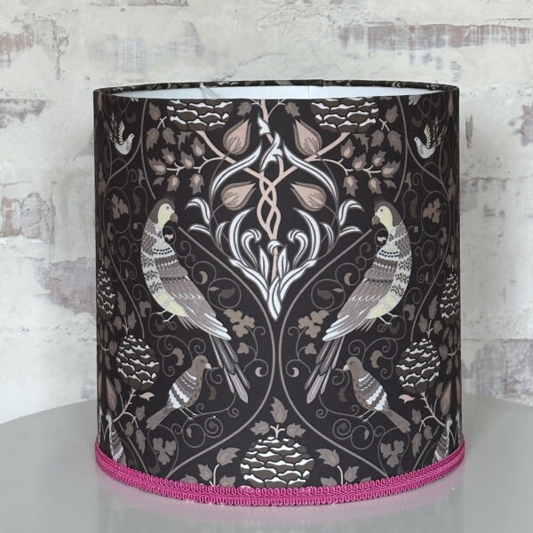 William Morris Seasons Pink Trim Lampshade