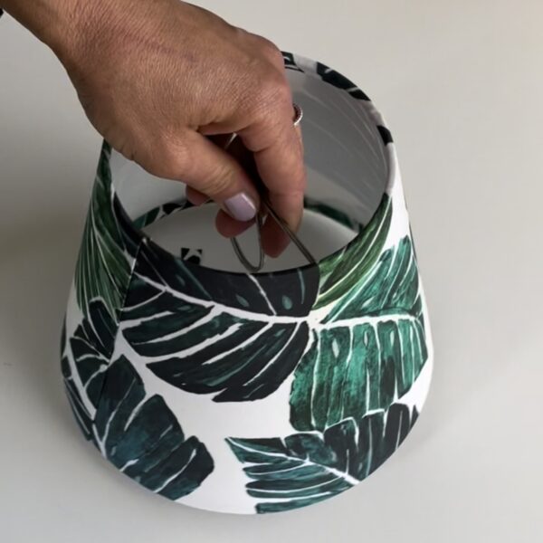 Tropical Monstera Leaves Candle Clip Lampshade