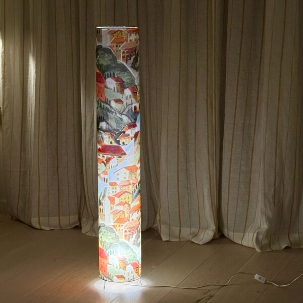 Italian Sunset Villa Freestanding Floor Lamp